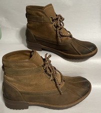 UGG Greda Waterproof Duck Boot - Chestnut Leather / Suede - US 8.5 UK 6.5 EU39.5