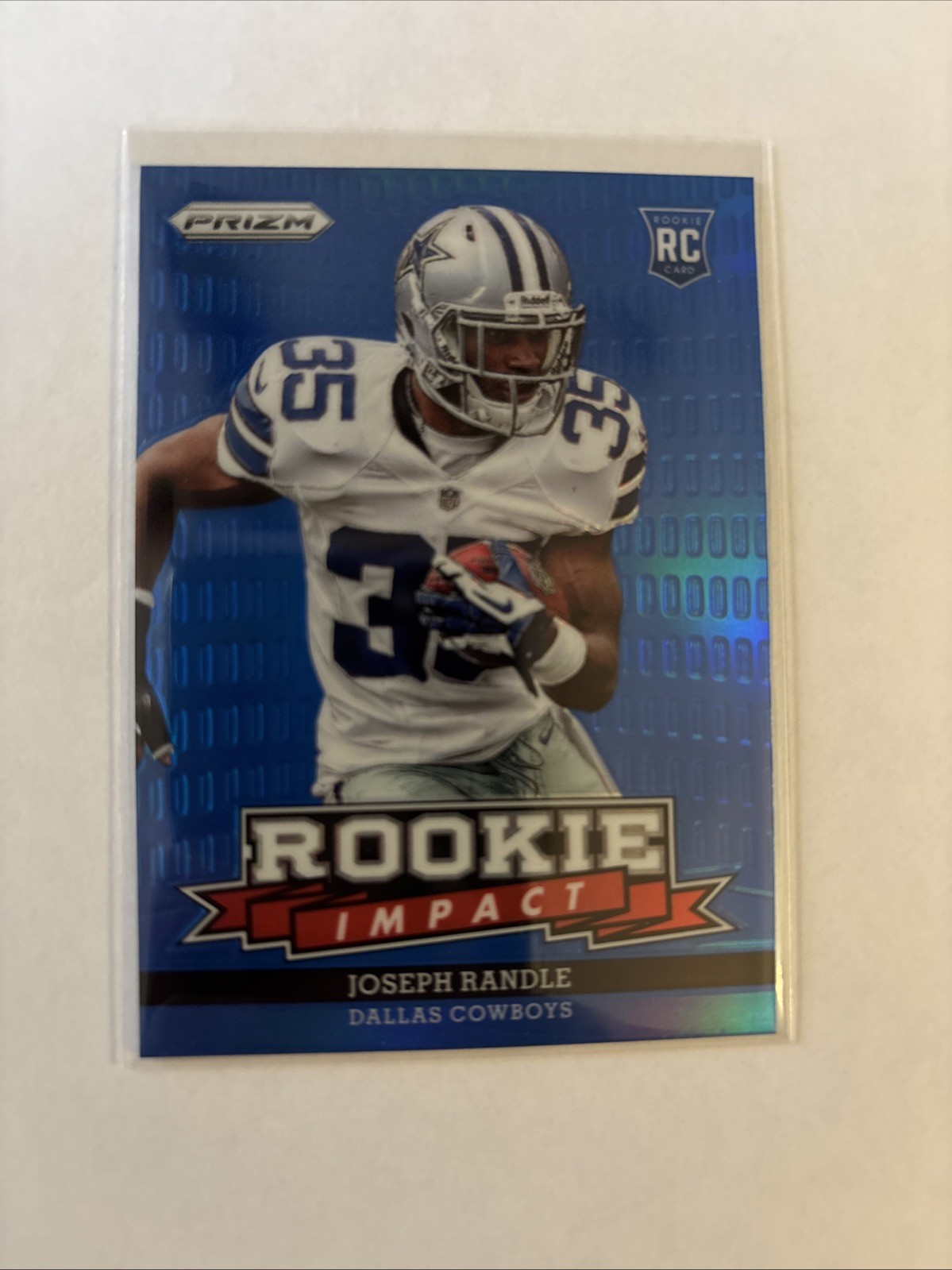 2013 Panini Prizm - Rookie Impact Joseph Randle #7 Blue Prizm (RC)