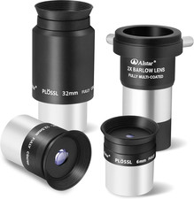 Alstar Telescope Accessory Kit 1.25 Inch, 6Mm 12.5Mm 32Mm Plossl Eyepiece Telesc