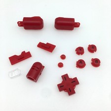 Red Replacement ABXY L R D-Pad Cross Button Full Buttons Set For DS Lite NDSL