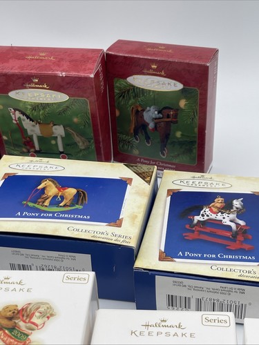 HALLMARK KIDDIE A PONY PER DECORAZIONI NATALIZIE LOTTO 1-9, 11-13, 15 lotto serie - Foto 3 di 6