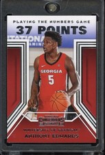 Anthony Edwards 2020-21 Panini Contenders Draft Picks Playing the Numbers Game
