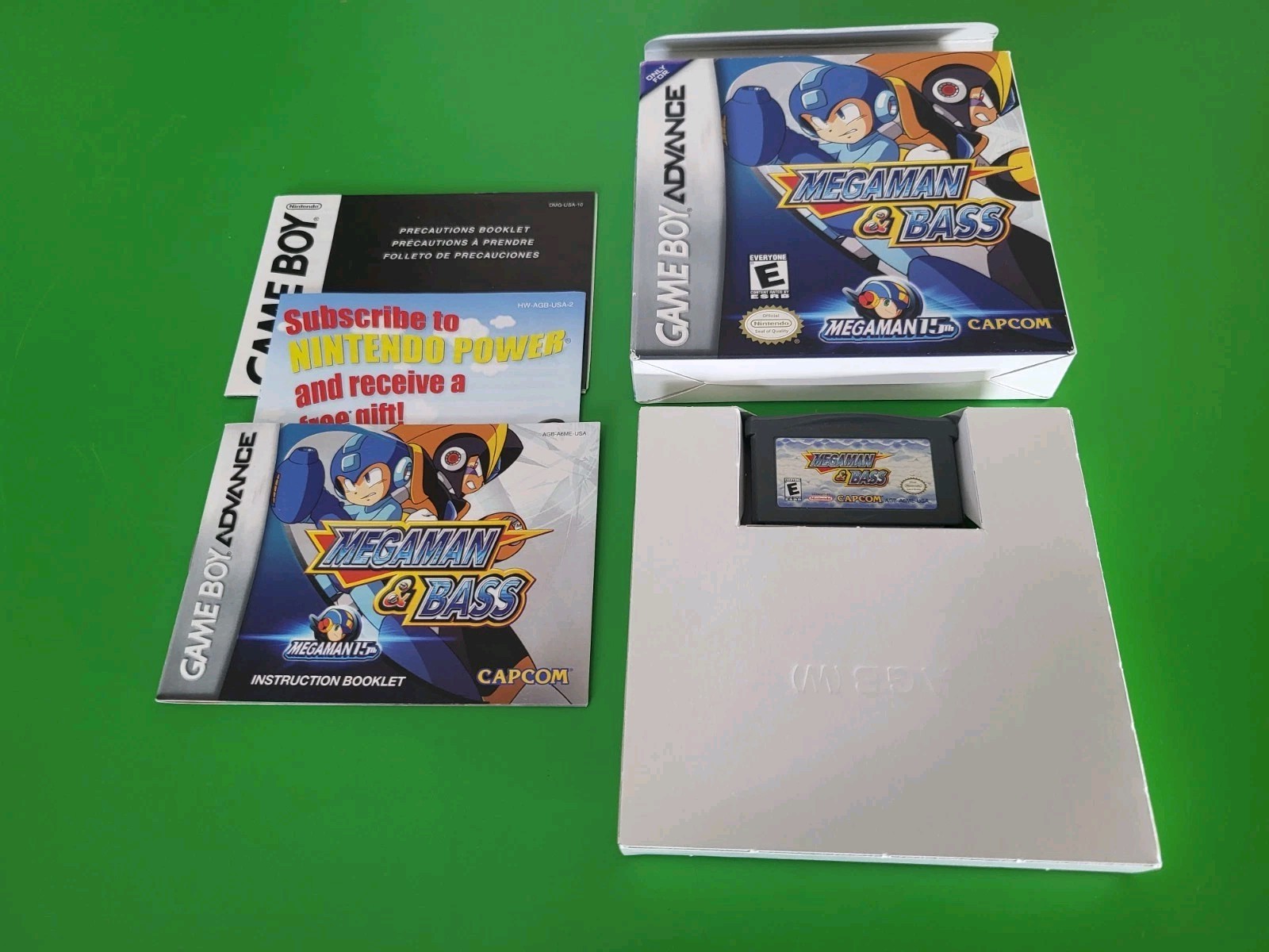 Megaman & Bass Nintendo GBA Game Boy Advance Mega Man and Complete in Box CIB