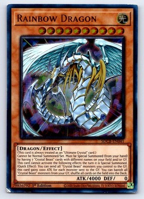 Rainbow Dragon Ultra Rare Structure Deck: Legend of the Crystal Beasts SDCB-EN04