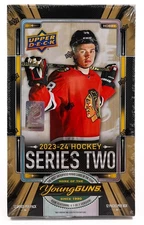 2023/24 UPPER DECK SERIES 2 HOCKEY HOBBY BOX SEALED FREE SHIP FASC
