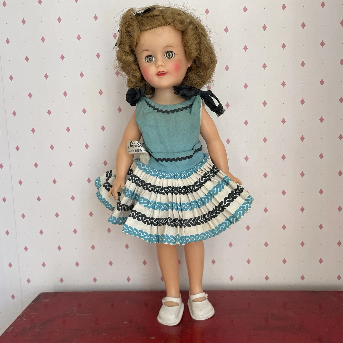 ビンテージ、シャーリー・テンプル人形 ポルカドットのドレス IDEAL Ideal Shirley Temple Cloth Dolls & Doll Playsets for sale | eBay