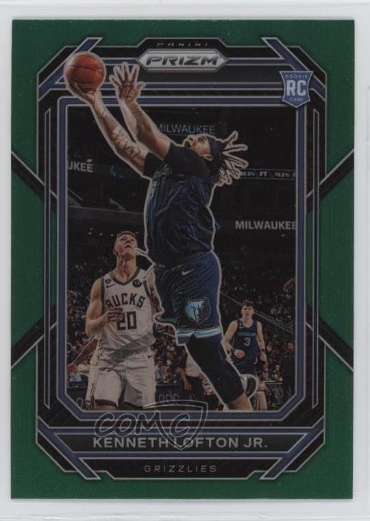 2022-23 Panini Prizm Green Prizm Kenneth Lofton Jr #253 4j9