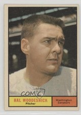 1961 Topps Hal Woodeshick #397 a5h