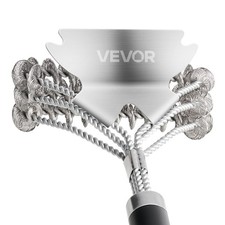 VEVOR BBQ Grill Brush and Scraper St. Steel Bristle Free Grill Cleaner 17 in