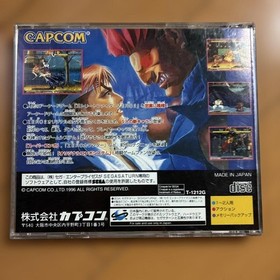 Sega Saturn Street Fighter ZERO2 with manual