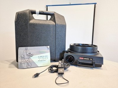Fully Restored Kodak 750 Carousel Slide Projector Fully Functional See Video