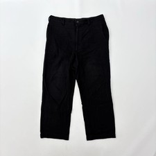 08Ss 2008 Comme Des Garcons Homme Plus Product Dyed Rayon Wide Pants Black