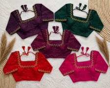 Saree Blouse, Designer Blouse, Readymade Handwork Blouse for Sari.
