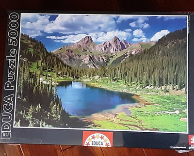 5000 Teile Puzzle versiegelt Educa Colorado Nadel Berge Landschaft Brandneu in Box
