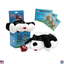 Snuggle Puppy Toy - Heartbeat Calming Aid for Dogs - Anxiety Relief Comfort Toy