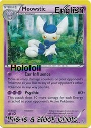 Meowstic 43/106 XY Flashfire Holo Rare Deck Exclusives