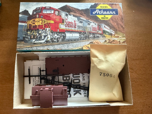 Kit de caja azul vintage Athearn escala HO #1282 40' trabajo caboose CP Rail | Condition: Used