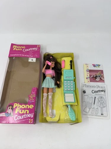 Phone Fun Courtney Skipper Friend Barbie Doll Vintage Mattel 14314 W/ Box