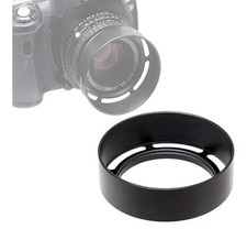 Retro Style Straight Vented Metal Lens Hood for Leica Zeiss Voigtlander 37-67mm