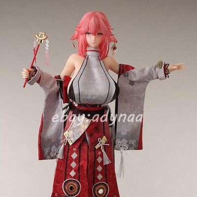 Lingyun Studio Yae Miko Genshin Impact 1/3 Silica gel Statue Cast off Model 65cm