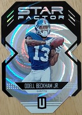 2018 Panini Unparalleled #SFD-OB ODELL BECKHAM JR. Star Factor Die-Cut - 083/100
