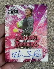 Hope Solo Auto 1/2 Pink Shimmer Breaking Barriers 2025 Leaf Women Of Sport 