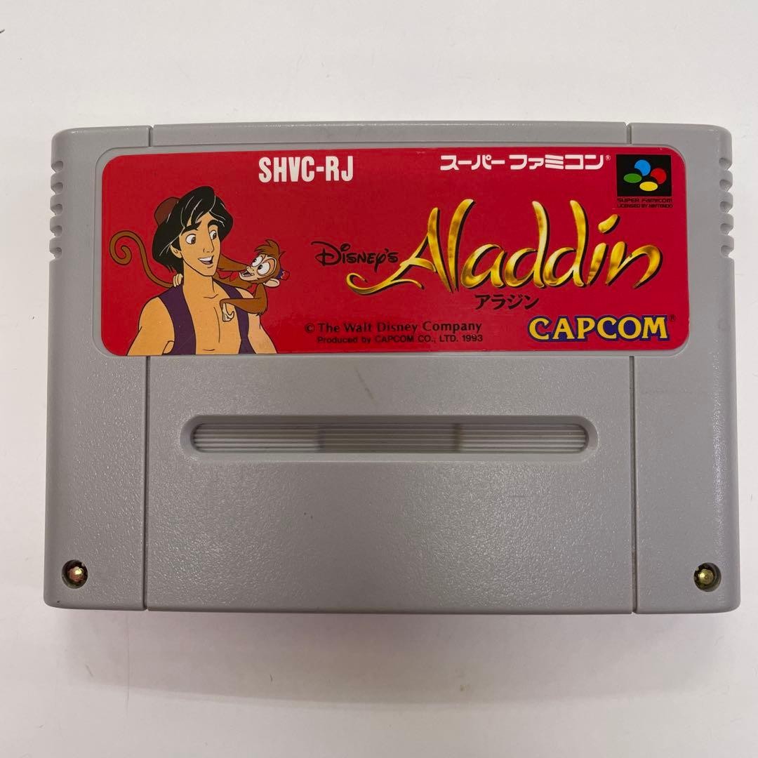 Aladdin Super Famicom Cartridge Only JP Used Tested Nintendo SFC Video Game