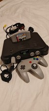 N64 Console Nintendo 64 With Grey Controller Game, RF And Composite Cable