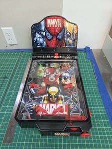 Marvel Heroes Pinball Machine Electronic Tabletop Arcade Toy Vintage TSTD *READ*