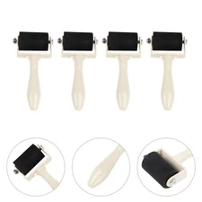 12 Pcs Roller for Printmaking Ink and Stamping Tools Applicator Art