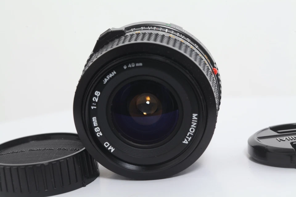 MINOLTA 28MM F/2,8 MD OBJETIVO GRAN ANGULAR MANUAL XG XD 1 2 9 X300 X700 X500.. - Imagen 3 de 4