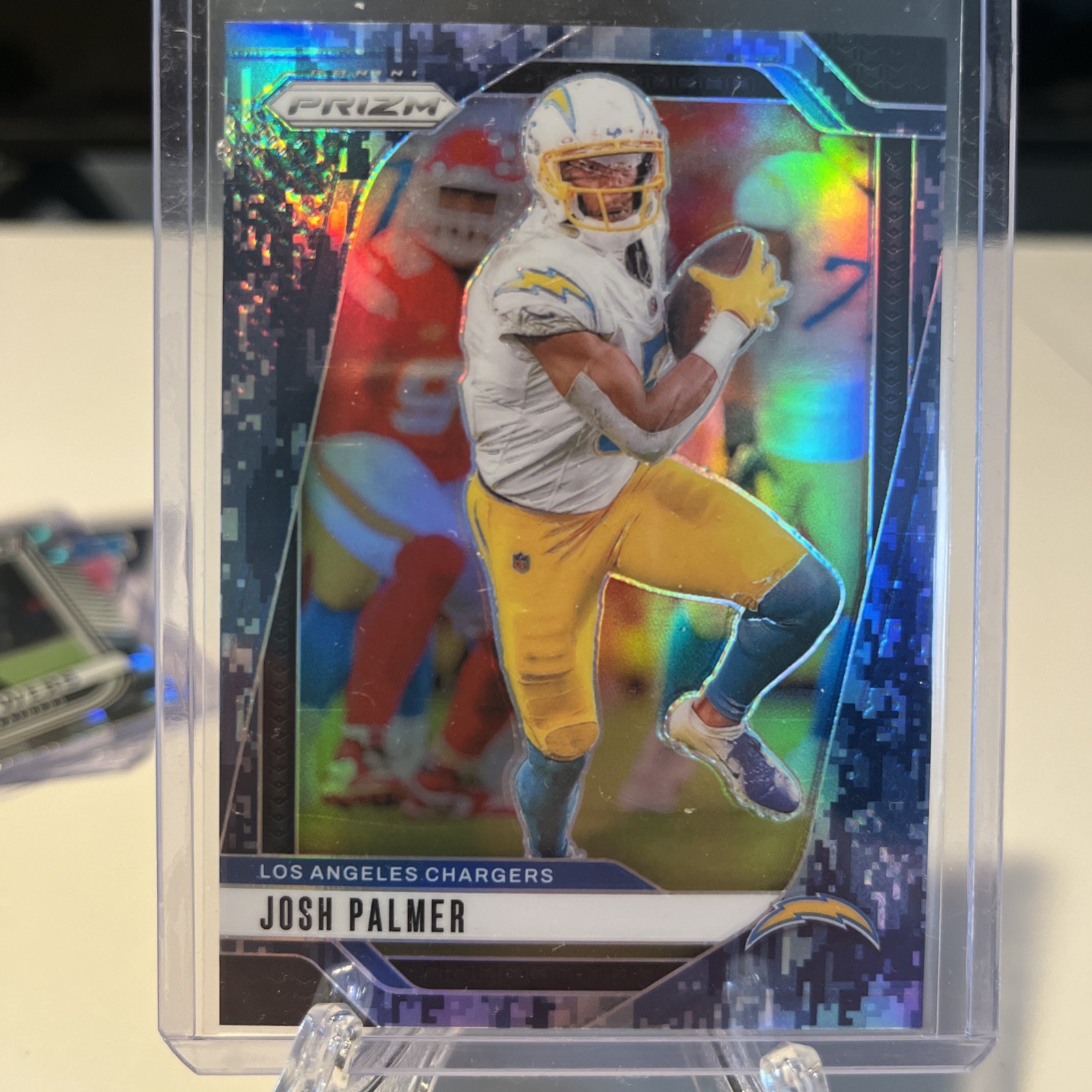 2024 Panini Prizm #159 Josh Palmer Navy Camo /25