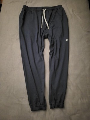Rhoback Pants Mens Large Blue Sprint Performance Joggers Elastic Waist Athletic