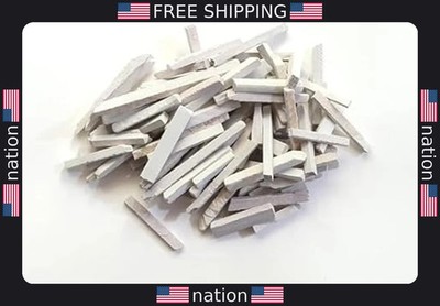 Chalkboard Pencils, White, Natural Chalk, 5-9mm Thick