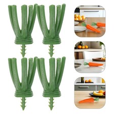 20Pcs Artificial Easter Carrot Head: Faux Vegetable Carrots Top Head with Green