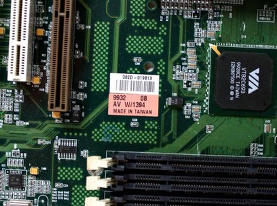 Motherboard, compaq computer 5000 series motherboard 388249-102, slot 1