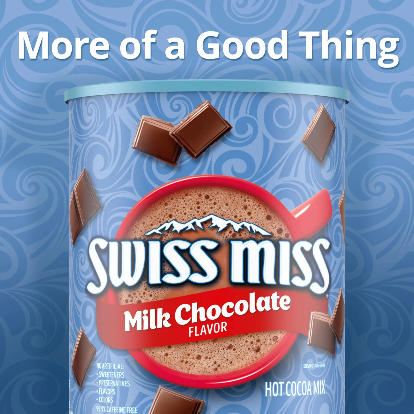 Swiss Miss Milk Chocolate Flavor Hot Cocoa Mix Canister - 45.68oz. freeshipping
