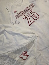 Zach Price 2012-13 Louisville Cardinals Game Worn WHITE OUT Jersey & Shorts