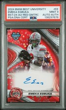 BOWMAN BEST UNIVERSITY BEST OF 2024 AUTOS EMEKA EGBUKA 5/10 PSA 9 AUTO AUTHENTIC