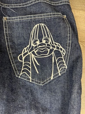 Platinum FUBU Fat Albert Dumb Donald Vintage Y2K Men's Jeans Sz