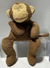 Russ Berrie Home Buddies COCO MONKEY BROWN 7" Beanbag Terrycloth Plush Vintage