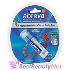Abreva Cold Sore Fever Blister Treatment Pump 0.07oz / 2g