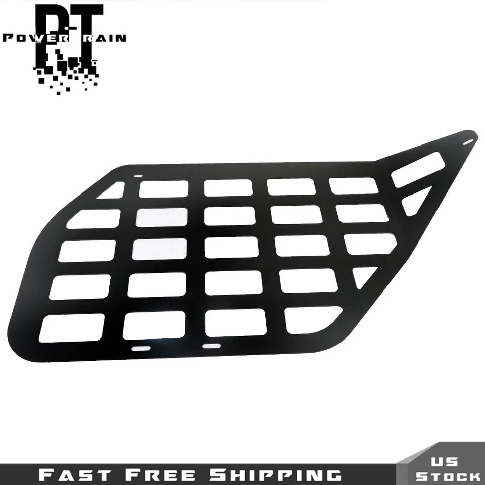 Panel de almacenamiento de equipaje portaequipajes trasero de acero inoxidable para Toyota 4runner 10-21 Foto 3 de 4