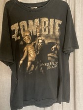 Vintage Rob Zombie Hellbilly Deluxe Tour T-Shirt Size XL 1998 Winterland 90s