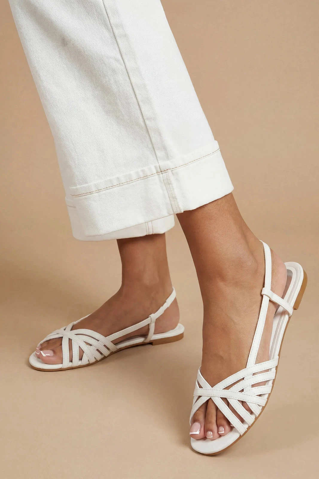 Dorothy Perkins White Sandals Womens Daywear Sandals