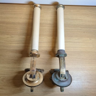 2 Vintage Invincible Hand Pull Ale / Bier Pumpen - Traditioneller Pub Bar Zapfhahn Griff