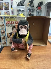 Vintage Musical Jolly Chimp Plays Cymbals Daishin Japan In Box #7061 with box
