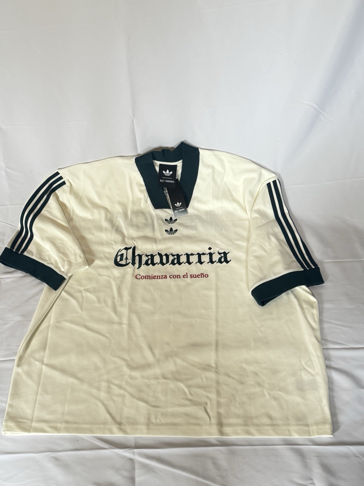 adidas x Willy Chavarria Mexico Soccer Graphic Short Sleeve Jersey White XL