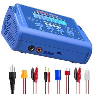 Lipo Battery Charger B6AC 80W Smart Digital Battery Pack Charger for 1S-6S LiPo