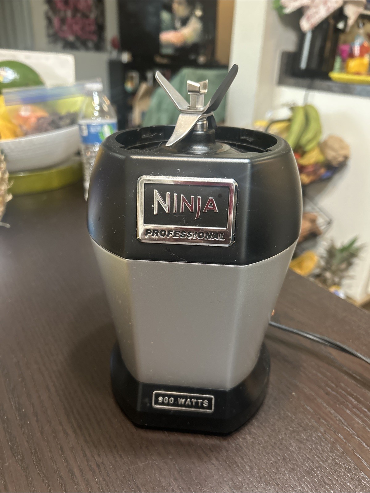 Ninja Professional 900W Blender Black/Silver Crushes Ice Hig